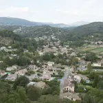 Vue depuis le vieux village d’Auribeau-sur-Siagne