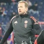 Harry Kane avec le Bayern en janvier 2025