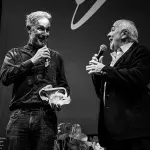 Thierry Lhermitte avec Gérard Jugnot lors d’une cérémonie à Liège en 2019