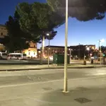Piazza dei Cinquecento à Rome, photographie d’archive de mars 2021