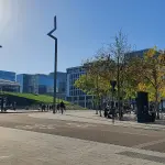 Le parvis et l’entrée de la gare de Rennes (archive de novembre 2022)