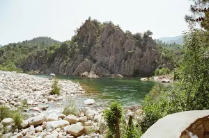 La rivière Solenzara dans le massif de Bavella en Corse