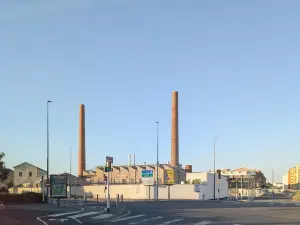Vue de l’usine Michelin de Cataroux à Clermont-Ferrand