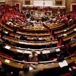 Hémicycle de l’Assemblée nationale à Paris