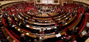 Hémicycle de l’Assemblée nationale à Paris