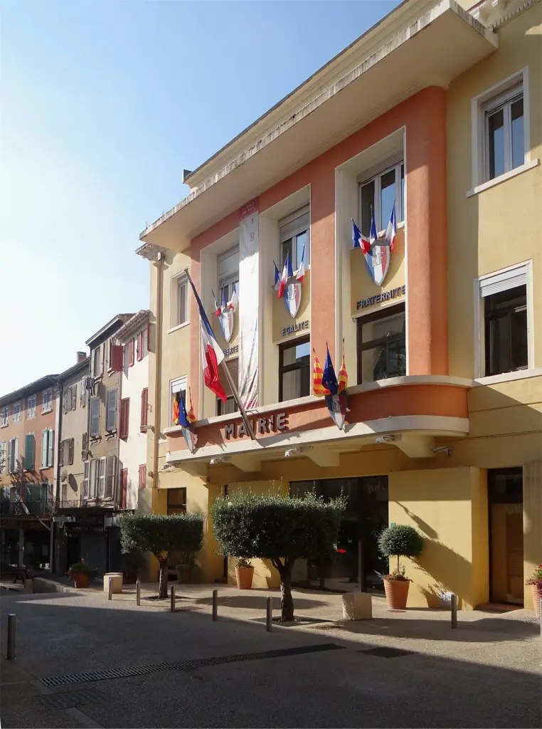 Hôtel de ville d’Aubagne, photographie d’archive