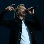 Orelsan au festival des Papillons de Nuit en mai 2023, photographie d’archive