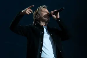Orelsan au festival des Papillons de Nuit en mai 2023, photographie d’archive