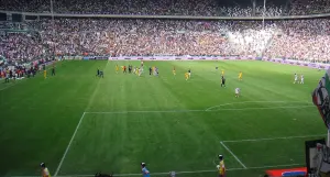 Tribunes et pelouse du Juventus Stadium à Turin