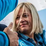 Flavie Flament à la Route du Rhum en octobre 2014