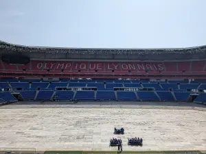 Vue intérieure du Groupama Stadium de Lyon depuis les tribunes