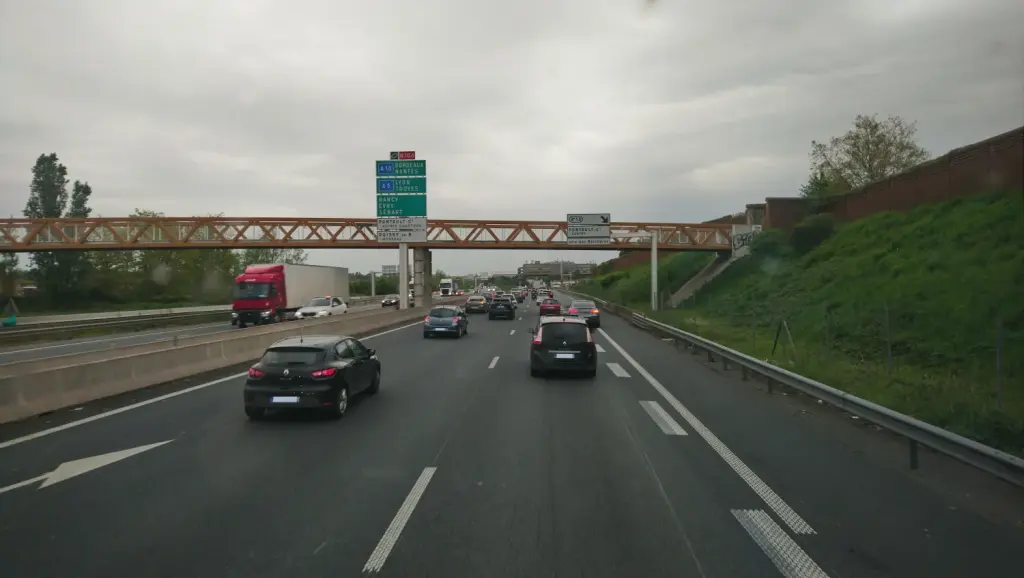 La N4/N104 à Pontault-Combault, photographiée en avril 2024.