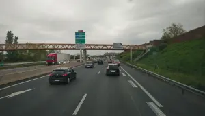 La N4/N104 à Pontault-Combault, photographiée en avril 2024.