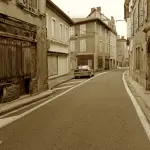 Rue du Centre à Saint-Martory en Haute-Garonne