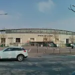 Vue extérieure du stade de l’Aube à Troyes