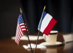 Laurent Nuñez lors d’une réunion à Washington en octobre 2021