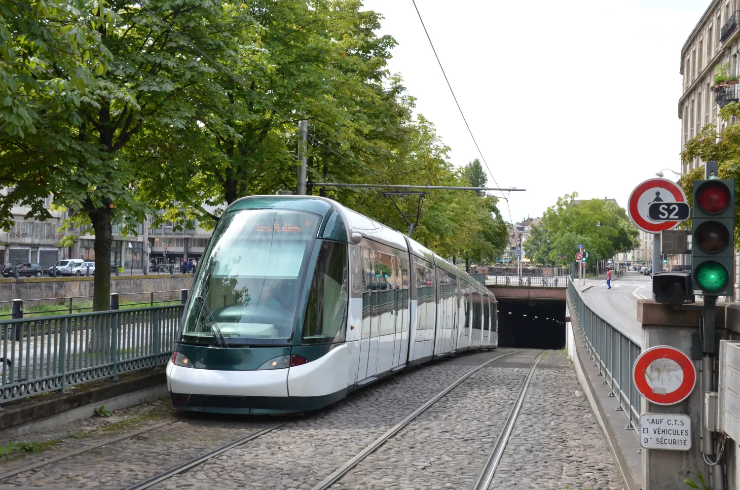 Un tramway de la CTS à Strasbourg en 2014