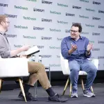 Dario Amodei à TechCrunch Disrupt en septembre 2023
