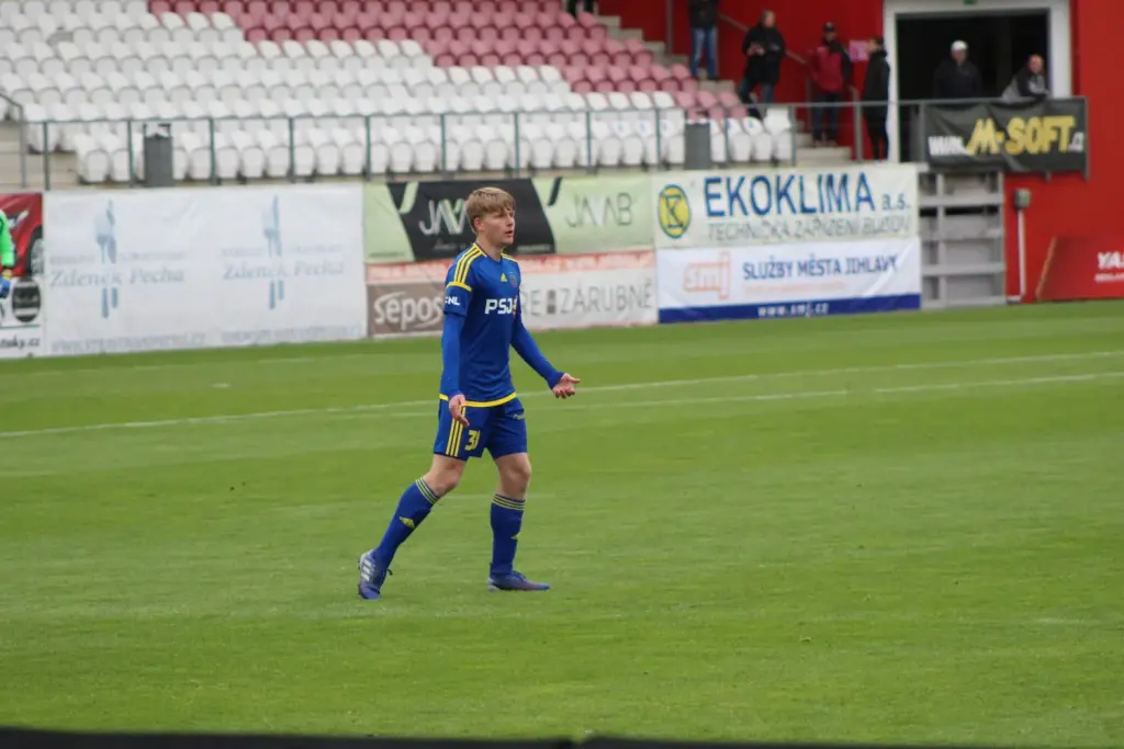 Pavel Šulc sous le maillot de Jihlava en mai 2019, photographie d’archive