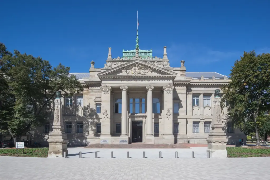 Le palais de justice de Strasbourg photographié en septembre 2018