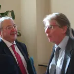 Jean-Paul Huchon, à gauche, en septembre 2009
