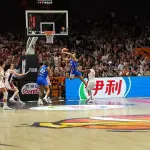 Gabby Williams avec l’équipe de France de basket en septembre 2026