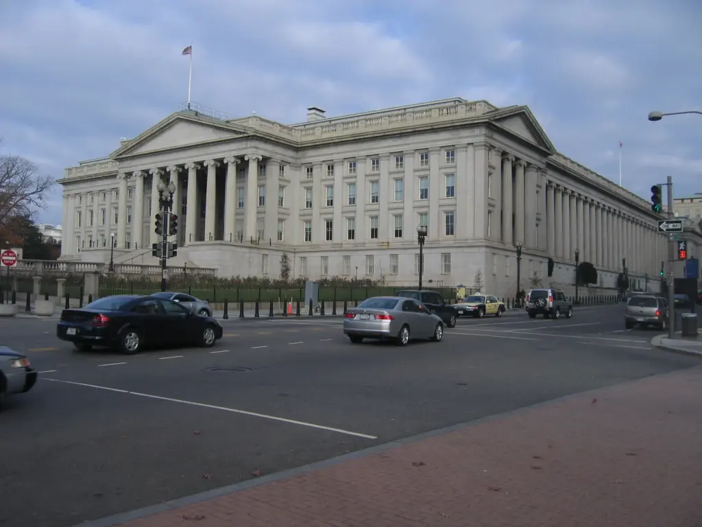 Bâtiment du Trésor américain à Washington