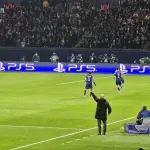 Luis Enrique pendant un match du PSG contre Manchester City en janvier 2025