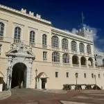 Le palais princier de Monaco en février 2022