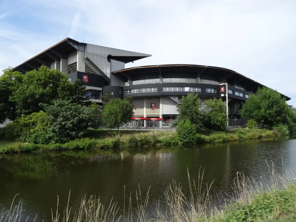 Le Roazhon Park à Rennes, photographie d’archive