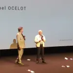Michel Ocelot au festival d’Annecy en juin 2022, photographie d’archive