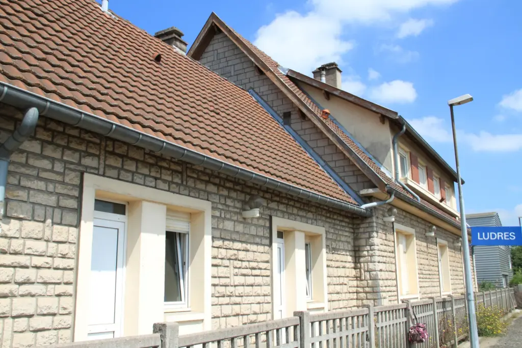 La gare de Ludres sur une photographie d’archive de2011