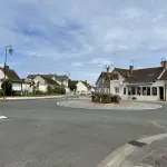 Le rond-point du centre de Theillay dans le Loir-et-Cher, photographie d’archive