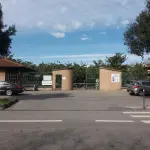 Entrée de l’ancien cimetière de la Guillotière à Lyon, archive de mars 2019
