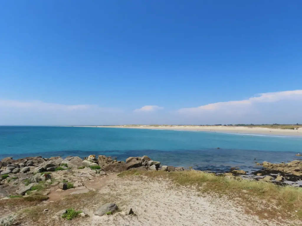 Baie d’Audierne vue depuis la pointe de la Torche