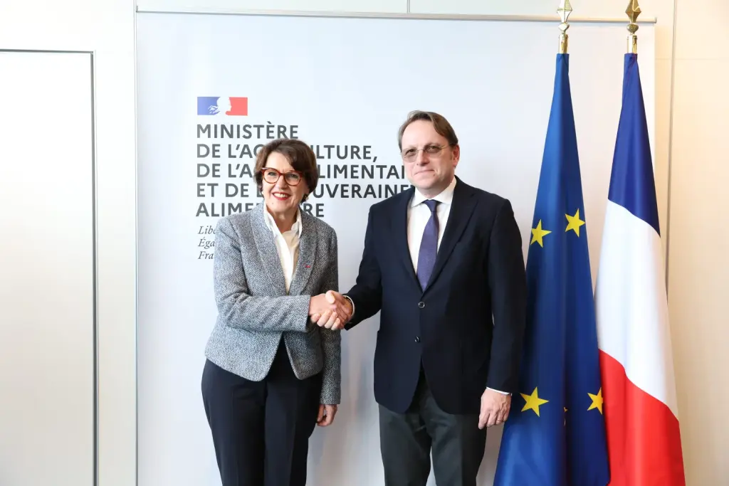 Annie Genevard lors d’un échange européen sur l’agriculture en 2026