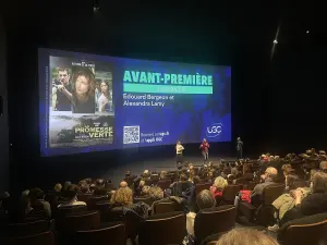 Alexandra Lamy lors d’une avant-première à Strasbourg