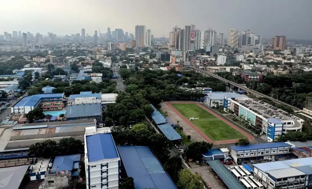 Vue d’ensemble du siège de la Police nationale philippine à Camp Crame en juin 2024