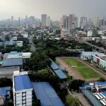 Vue d’ensemble du siège de la Police nationale philippine à Camp Crame en juin 2024