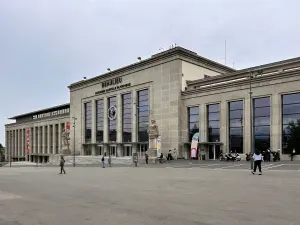 Façade du Palais de Beaulieu à Lausanne