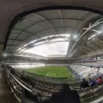 Vue intérieure du stade Pierre-Mauroy à Villeneuve-d’Ascq