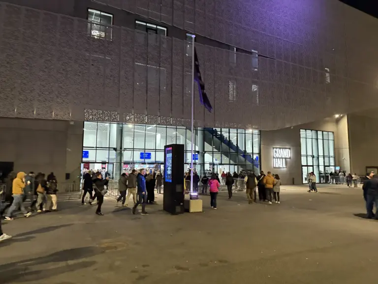La LDLC Arena à Décines-Charpieu en février 2025, vue extérieure d’archive