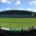 Vue panoramique du stade de la Beaujoire à Nantes