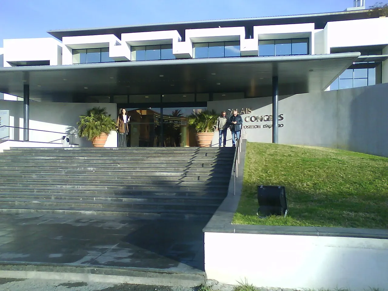 Le Palais des congrès d’Ajaccio en janvier 2008