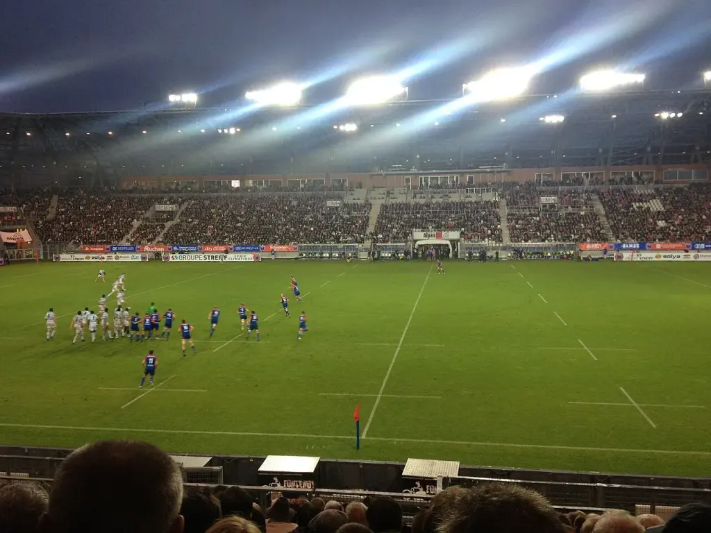 Match du FC Grenoble au stade des Alpes