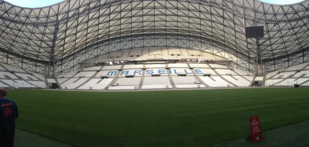 Le stade Vélodrome à Marseille, photographie d’archive