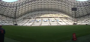 Le stade Vélodrome à Marseille, photographie d’archive