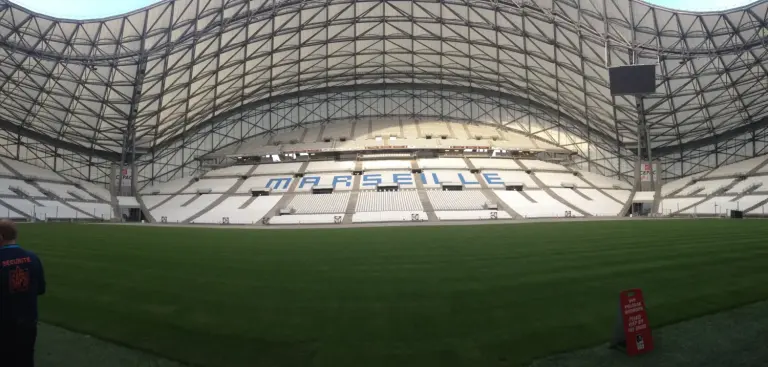 Le stade Vélodrome à Marseille, photographie d’archive