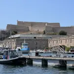 Le Fort Saint-Nicolas à Marseille, photographie d’archive