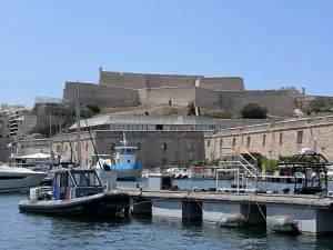 Le Fort Saint-Nicolas à Marseille, photographie d’archive